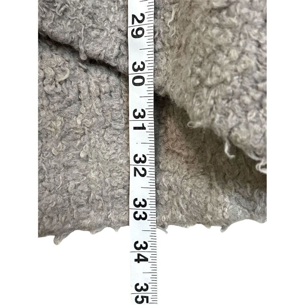 Free People Wool Blend Teddy Sweater Oversized Beige Pullover S Cozy Outdoor - Picture 14 of 16